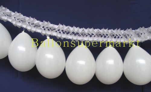 Luftballons Girlande Hochzeitsdeko 01